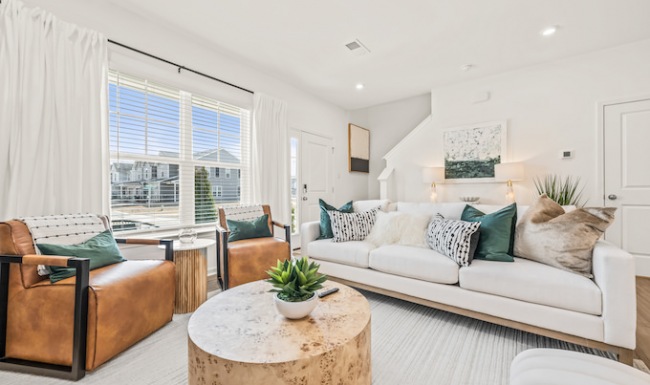 Living Room  Living Room with Hardwood Flooring